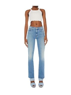 MOTHER The Outsider Sneak jean in Flag Me Down Size 25